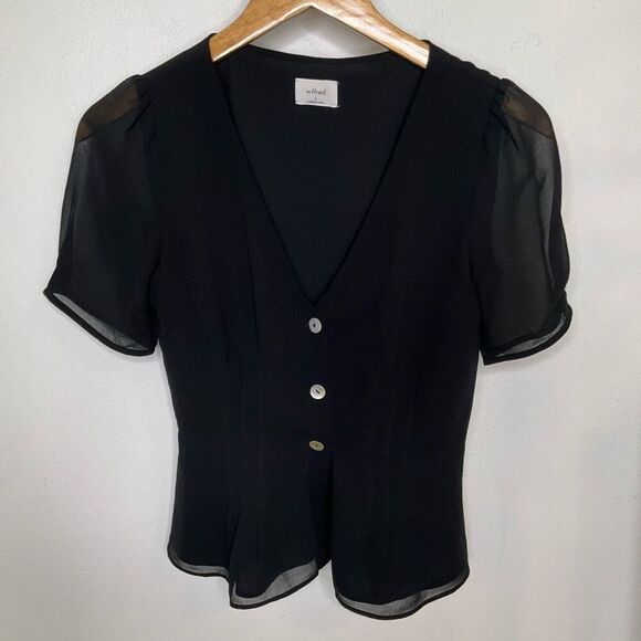 Wilfred Button Down Blouse - Picture 1 of 7